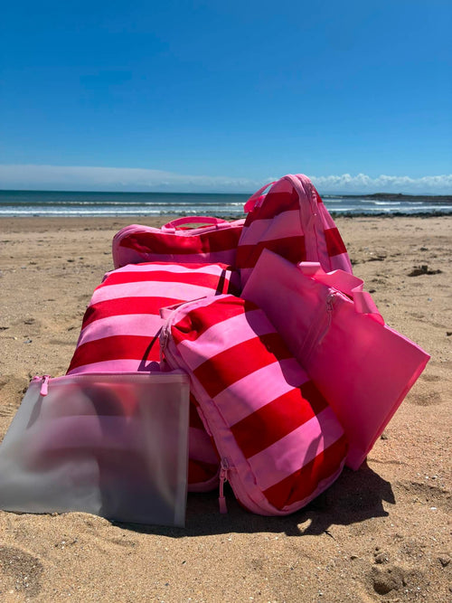 Packo Compression Packing Cubes Pink Tides