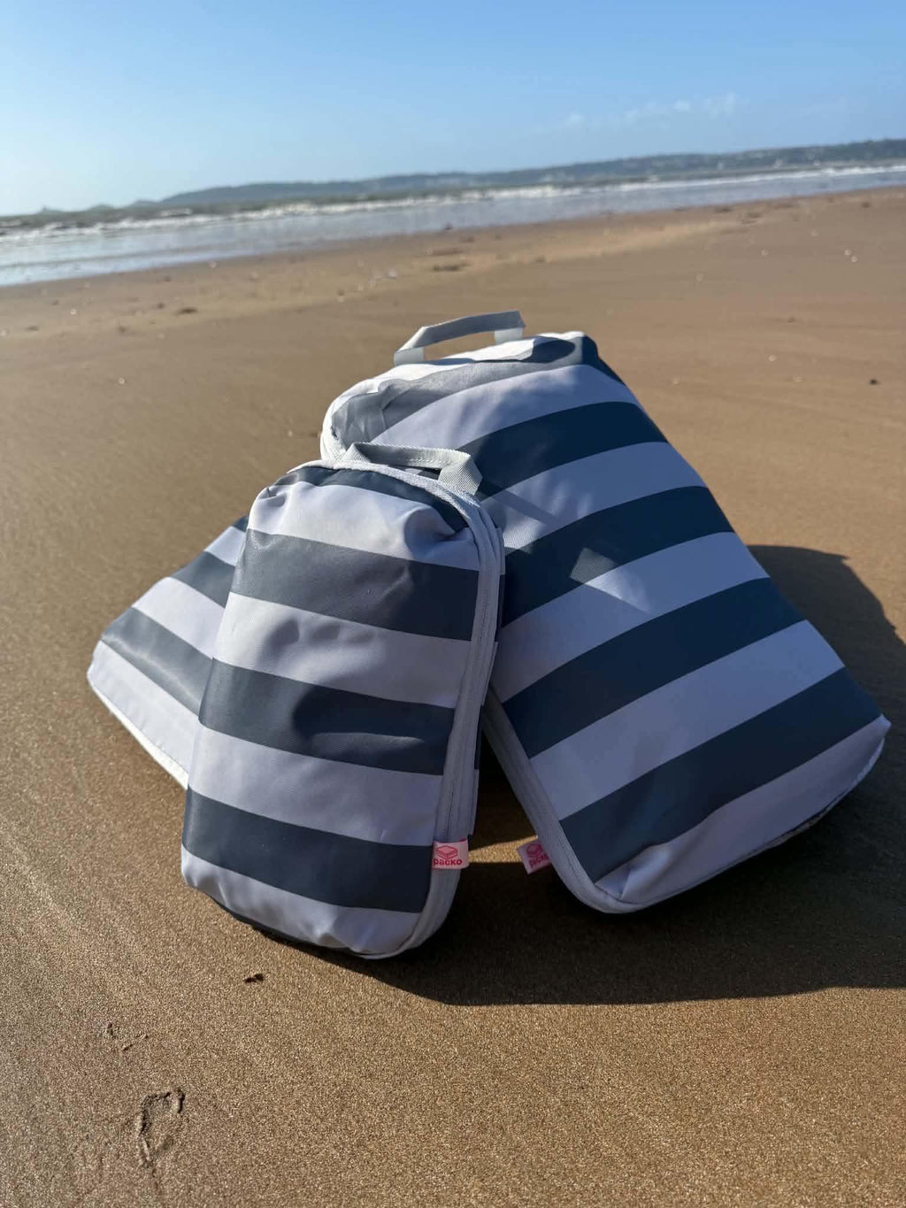 Packo compression packing cubes Pebble Coast