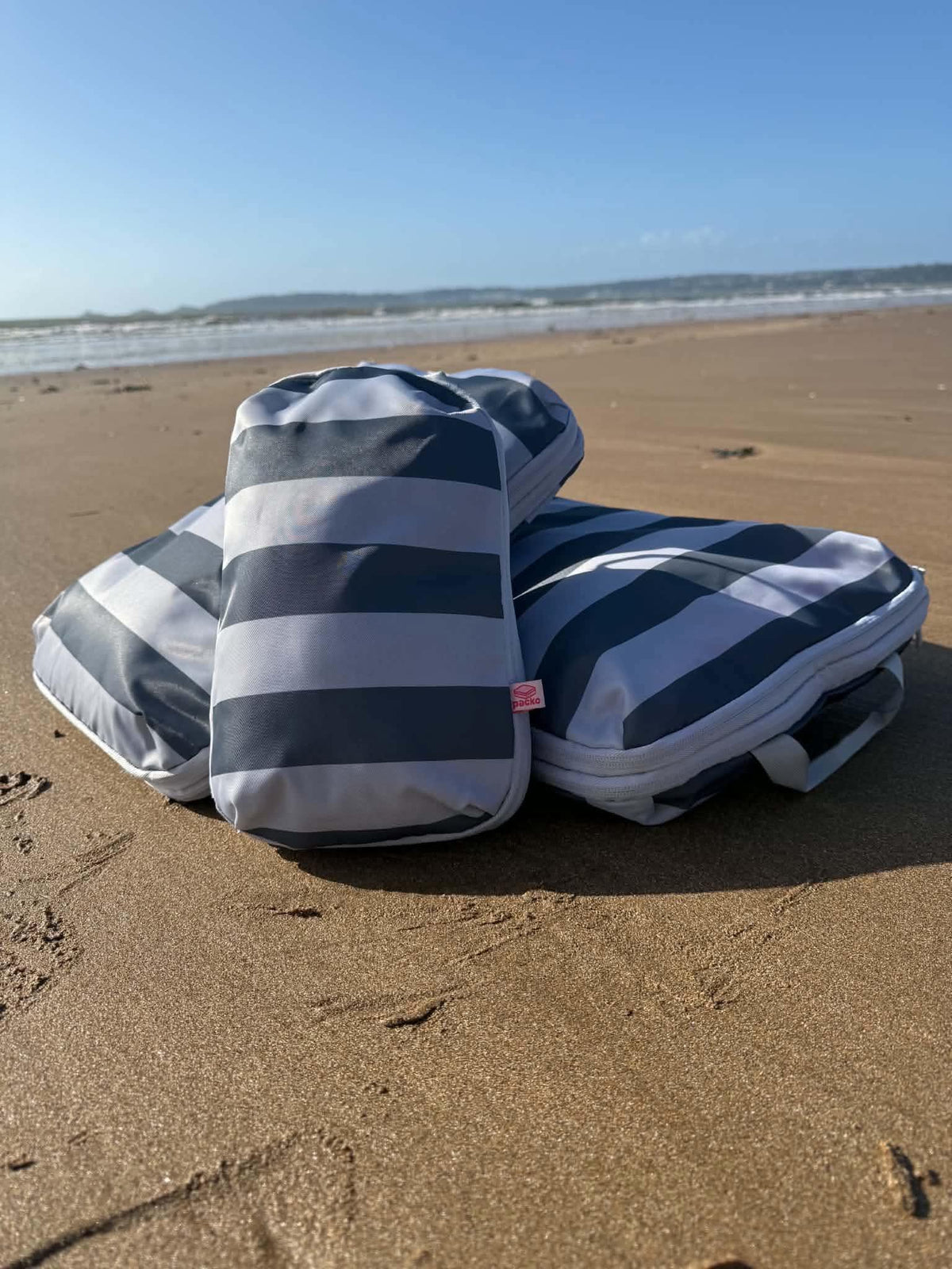 Packo compression packing cubes Pebble Coast